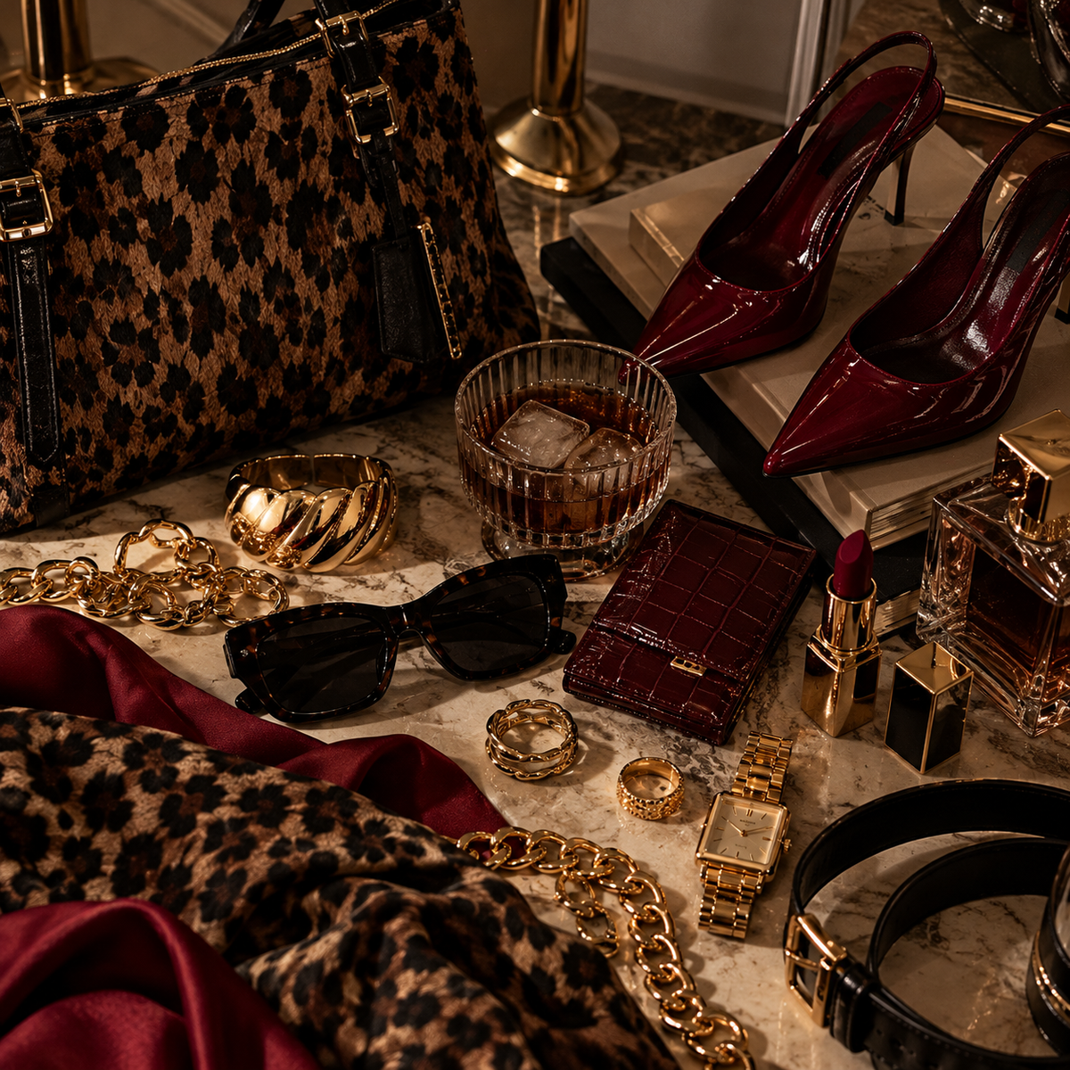 SH Collective Style Edit accessories flat lay