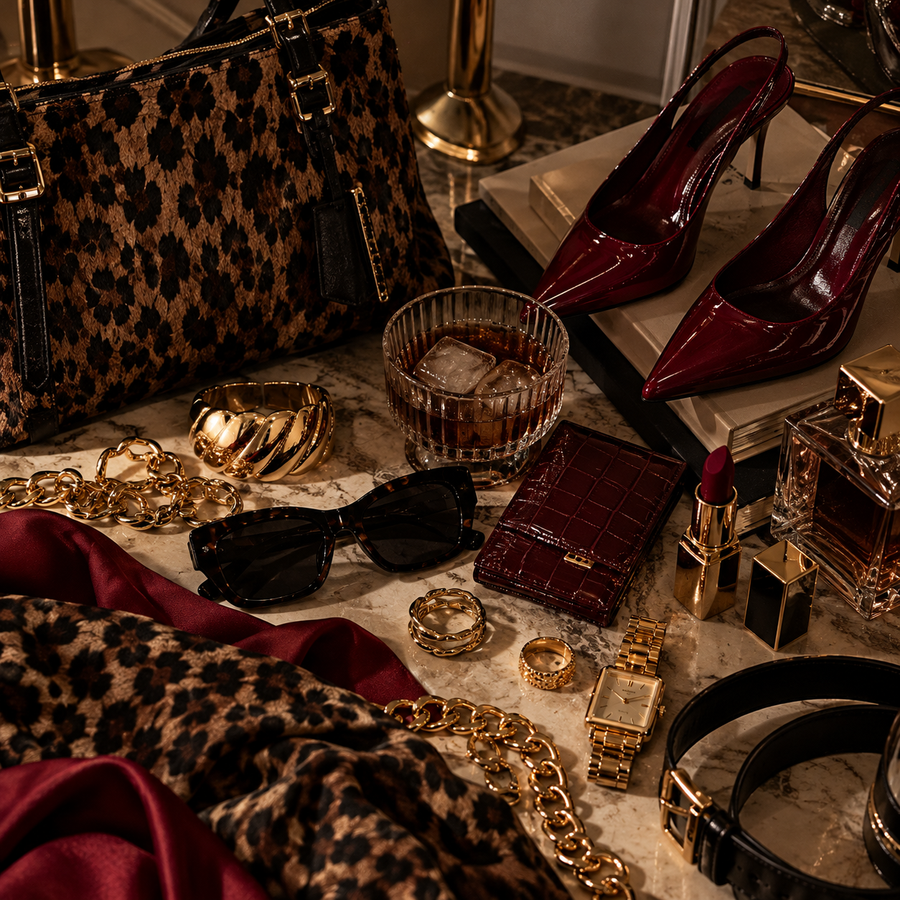 SH Collective Style Edit accessories flat lay